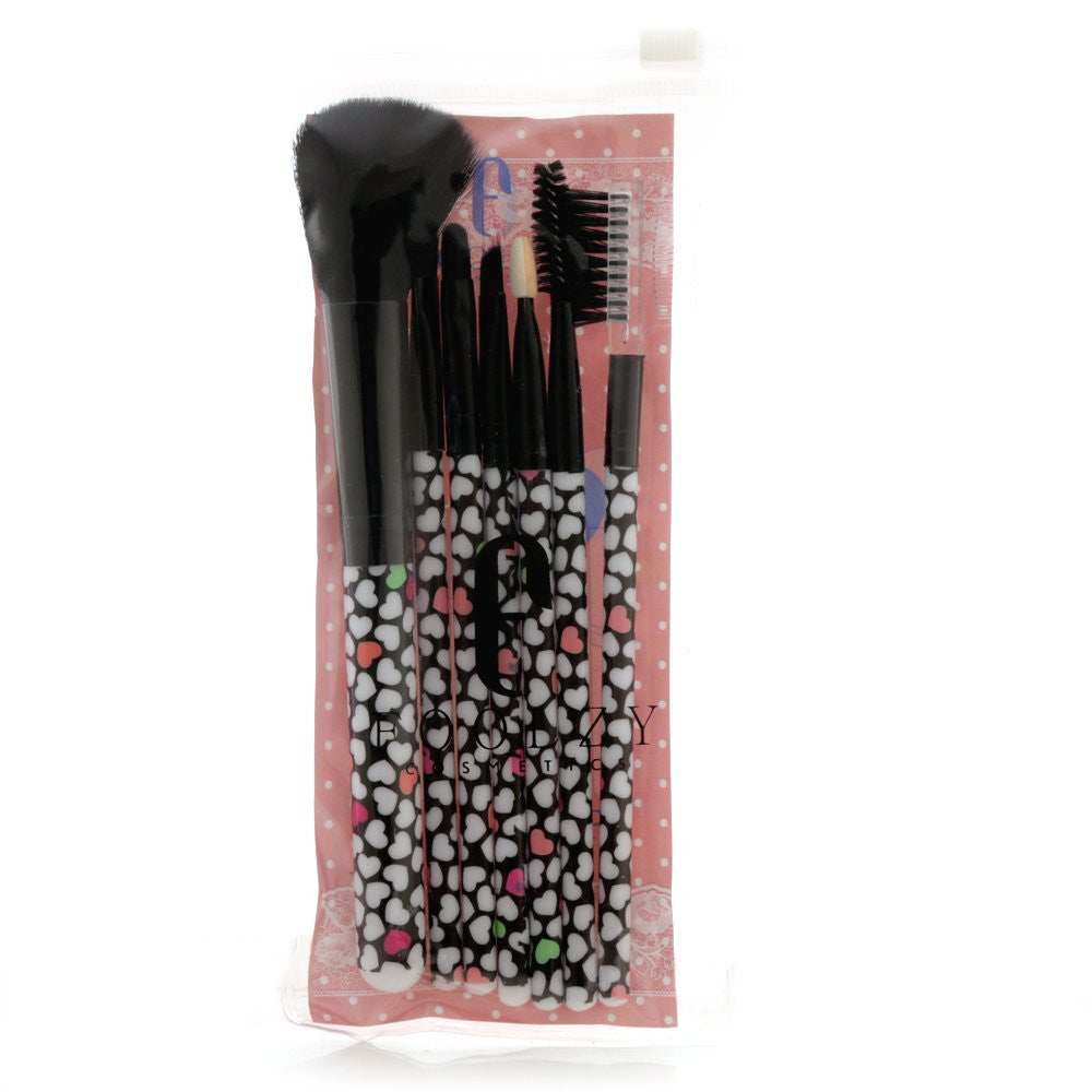 Foolzy® 7pcs Professional Cosmetic Makeup Brushes Set Kit