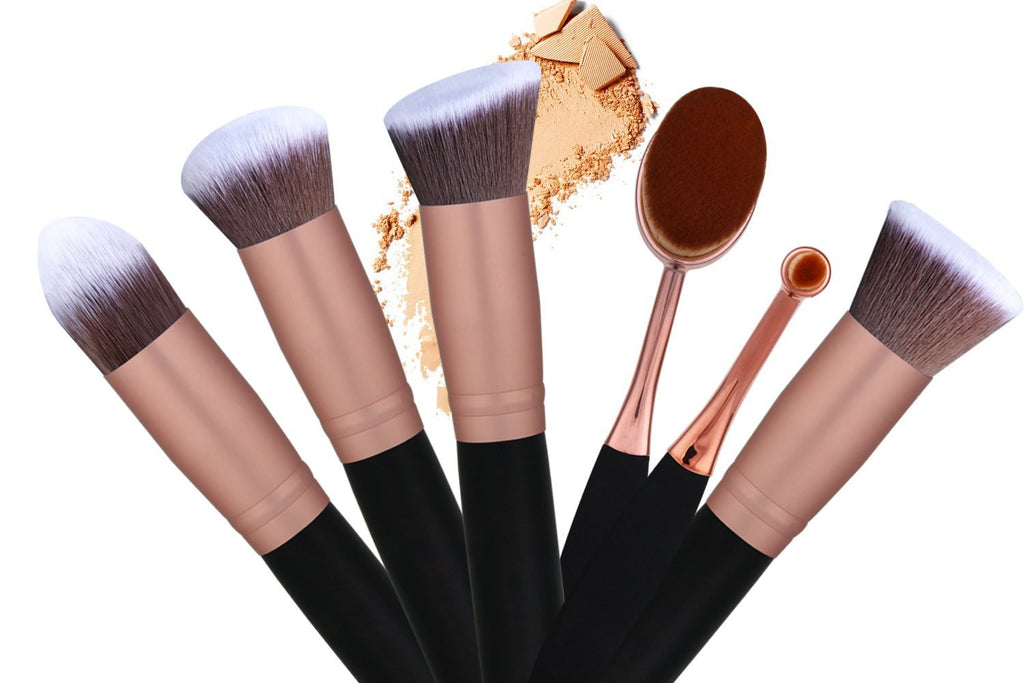 Zafos Brown Brush Real Techniques Expert Face Brush